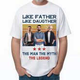 Custom Photo Like Father - Personalized Custom Unisex T-shirt, Hoodie, Sweatshirt - Gift For Dad