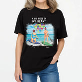 Surfing with your best sister, Personalized Cotton Premium T-Shirt, Hoodie, Sweatshirt - Gift for Friends