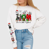 Personalized Christmas Sweatshirt – Custom This Mom Loves Her Nightmare Sweater