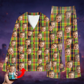 Personalized Halloween Pajamas – Custom Sleepwear with Dog, Cat or Human Face