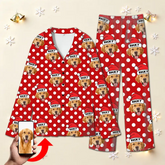 Personalized Family Photo Christmas Pajamas – Matching Sleepwear Set
