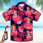 Custom Tropical Shirt – Personalized Photo Print for Beach Days