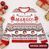 Custom Ugly Xmas Sweater | Iconic Todd & Margo Comedy Quote
