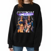 Photo Custom Unisex Retro T-shirt, Hoodie, Sweatshirt - Gift For Girlfriend,Friends,Couple