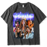 Custom Bootleg Raptee 90s Vibe Washed T-Shirt – Perfect for Family & Pet Lovers