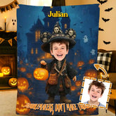 Custom Kids Castle Photo Blanket – Personalized With Your Child’s Portrait