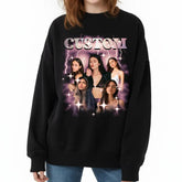 Photo Custom Unisex Retro T-shirt, Hoodie, Sweatshirt - Gift For Girlfriend,Friends,Couple