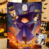 Personalized Pet Photo Blanket – Add Your Dog or Cat’s Portrait