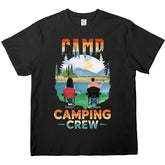 Camping Crew -- Personalized cotton t-shirts, sweatshirts, hoodies, Gifts for camping lovers
