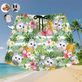 Custom Face Beach Shorts – Fun Gift for Him, Her, or Friends