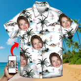 Funny Face Hawaiian Shirt – Personalized Tropical Beachwear Gift