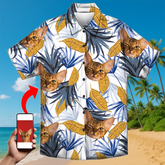 Personalized Face Shirt – Bold Tropical Design for Summer Fun