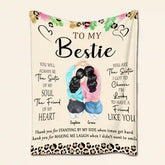 Personalized “To My Bestie” Blanket – Unique Friendship Gift That Says It All