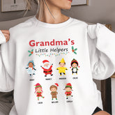 Personalised Grandma's Little Christmas Helper T-shirt, hoodie, sweatshirt - the perfect gift for Mom or Grandma