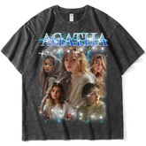 Custom 90s Hip-Hop Tee – Vintage Washed Shirt for Throwback Fans & Stylish Pet Parents