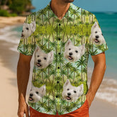 Personalized Pet Hawaiian Shirt – Custom Face Tropical Print