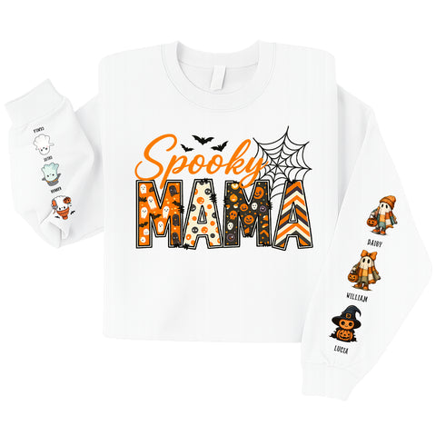 Halloween Gift for Mom – Personalized Sweatshirts with Cute Characters