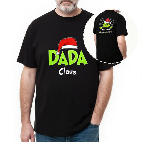 Personalized Grinch Mom Claus Christmas Sweatshirt – Custom Family Title & Name