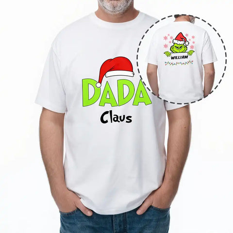 Personalized Grinch Mom Claus Christmas Sweatshirt – Custom Family Title & Name