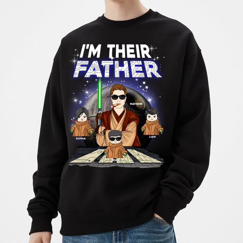 Camiseta personalizada "Papá legendario": regalo personalizado del Día del Padre para el mejor héroe del mundo, hecho por niños.