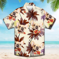 Camisa hawaiana personalizada con cara de mascota: camisa unisex para vacaciones de verano 