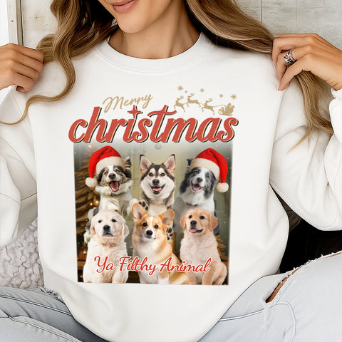 Personalized Christmas Gift T-shirts, Hoodies, Sweatshirts - Custom Pet Photos