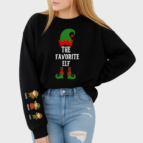 Personalized Christmas Elf Shirt – Customize Name & Traits