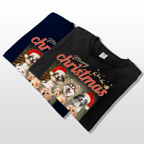 Personalized Christmas Gift T-shirts, Hoodies, Sweatshirts - Custom Pet Photos