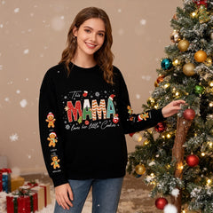This Mom Loves Her Little Cookies – personalized gingerbread kids sweatshirts