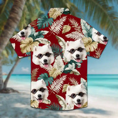 Camisa Aloha personalizada con cualquier cara: ¡niños, mascotas, parejas y más! 
