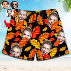 Pantalones cortos hawaianos divertidos y personalizados: ¡agrega caras para lograr el mejor look! 
