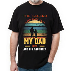 La leyenda, Llámame papá - Camisetas, sudaderas y sudaderas personalizadas para la familia - Día del padre, regalo de cumpleaños para el abuelo 