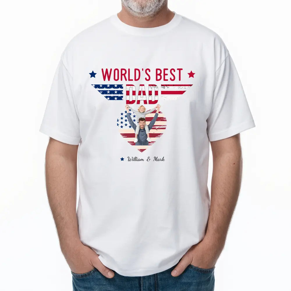 El mejor padre del mundo - Camisetas, sudaderas y sudaderas personalizadas para la familia, regalo para papá 