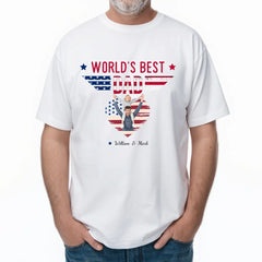 El mejor padre del mundo - Camisetas, sudaderas y sudaderas personalizadas para la familia, regalo para papá 