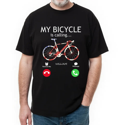 Mon vélo m'appelle - T-shirts, sweat-shirts et sweats à capuche personnalisés pour les passionnés de cyclisme 