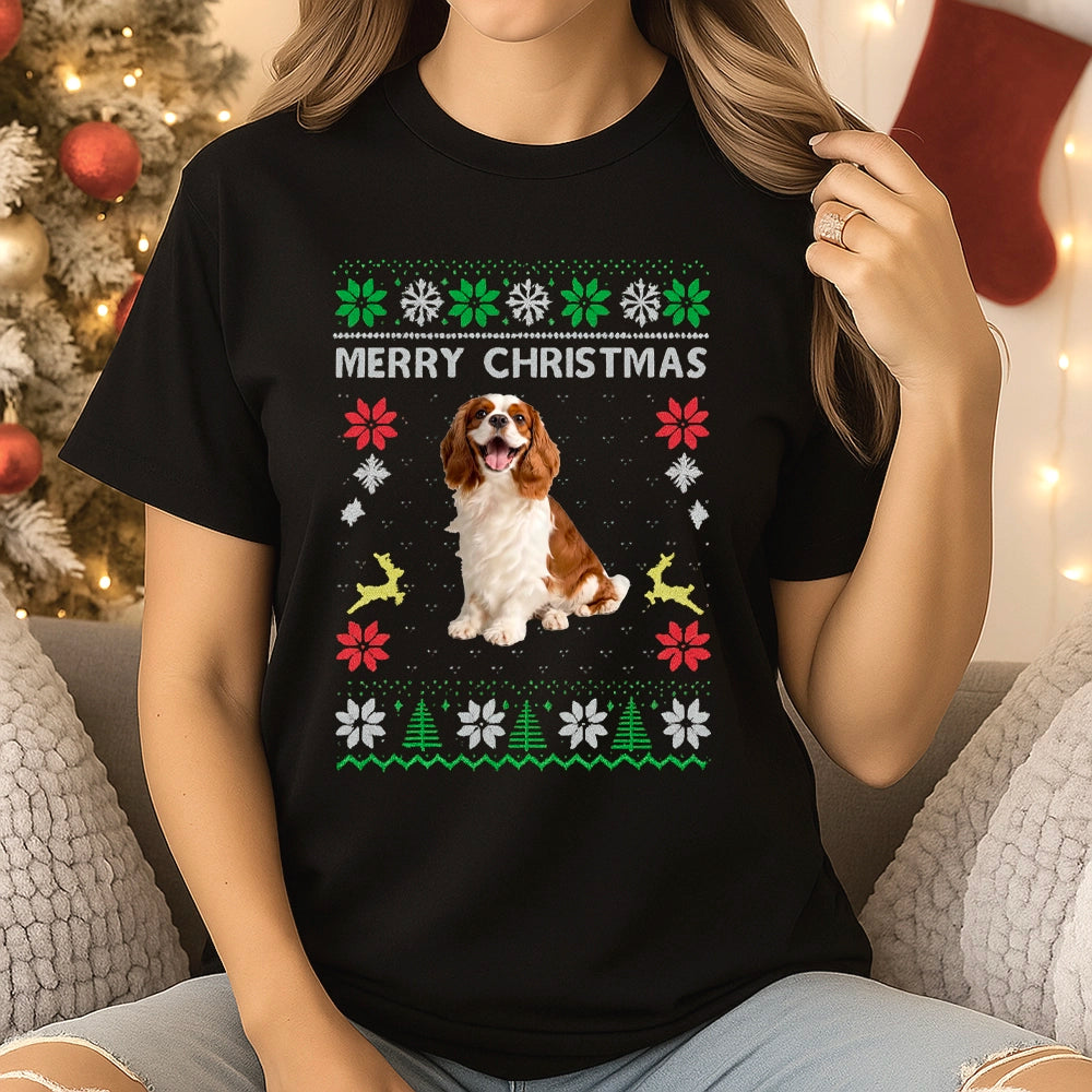 Personalized Christmas Pet Photo T-Shirt、Sweatshirt、 Hoodie