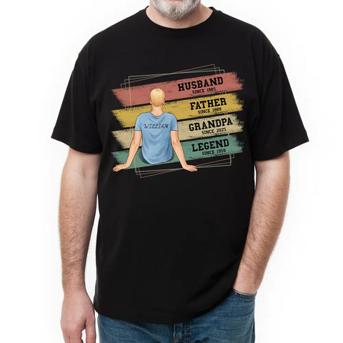 Mari Père Grand-père Légende - T-shirts, sweats à capuche et sweatshirts personnalisés