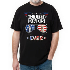 The Best Dads - Personalized Cotton T-shirts, Sweatshirts and Hoodies for Pet Lovers