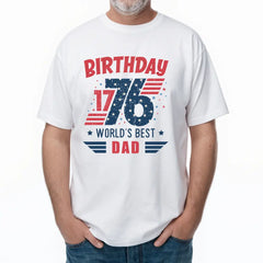 El mejor papá del mundo para el Día de la Independencia: camisetas, sudaderas y sudaderas personalizadas 