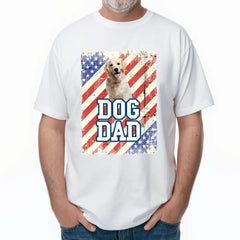 Foto personalizada: "El hogar está donde esté mi perro papá". Camisetas, sudaderas y sudaderas personalizadas para perros. Regalo para papá, abuelo. Día del padre. Regalo para papá, dueños de mascotas y amantes de las mascotas. 