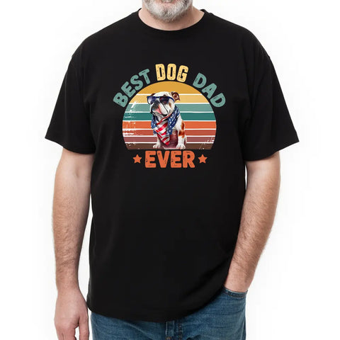 El mejor papá de perro: camisetas, sudaderas y sudaderas personalizadas para la familia, regalo para papá y abuelo.