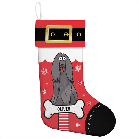 Custom Pet Christmas Stockings - Cartoon Dog Pattern Gifts