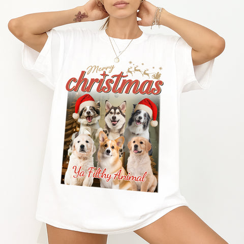 Personalized Christmas Gift T-shirts, Hoodies, Sweatshirts - Custom Pet Photos