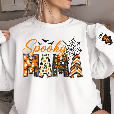 Halloween Gift for Mom – Personalized Sweatshirts with Cute Characters