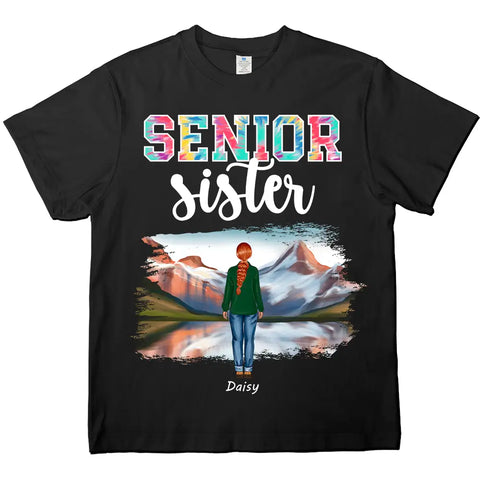 T-shirts, sweats à capuche et sweatshirts personnalisés en coton, cadeaux pour sœurs et amis seniors 