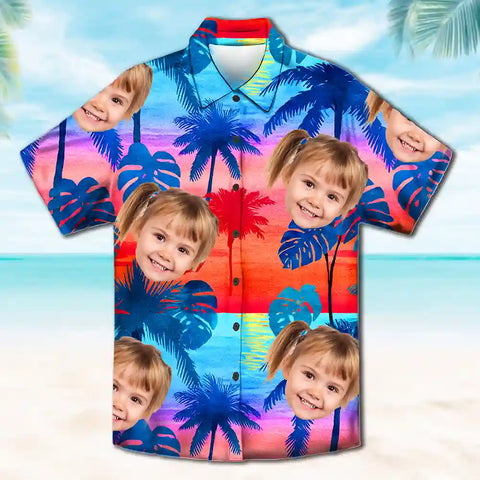 Personalized Hawaiian Shirt – Custom Pet Photo Unisex Beach Shirt