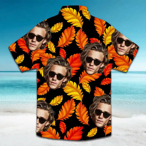 Fun & Personalized Hawaiian Shirt – Add Faces for the Ultimate Look!