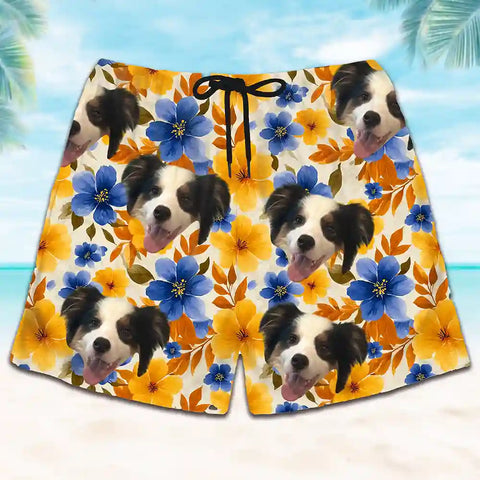 Shorts de playa con foto personalizada: ropa de verano unisex personalizada 