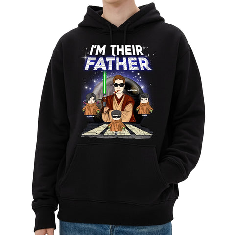 Camiseta personalizada "Papá legendario": regalo personalizado del Día del Padre para el mejor héroe del mundo, hecho por niños.