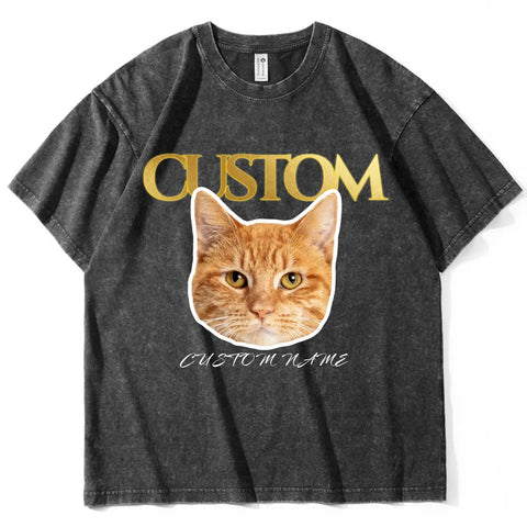 Custom Photo Unisex Vintage T-shirt, Hoodie, Sweatshirt  For Pet Lovers, Family Member